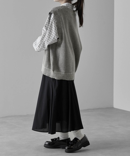 Bibiy B. Club Knit Vest ニットベスト Checkered Knit Vest Billy Bones Club ニットベスト メンズ