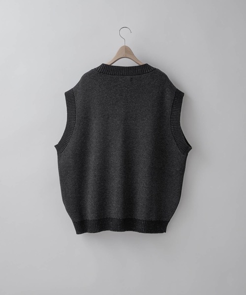 RUUBON】7G melange knit vest /7G メランジ ニットベスト