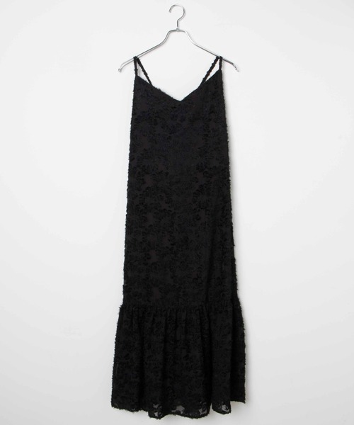 WEGO（ウィゴー）の「WEGO/フラワーシャギーキャミワンピ（ワンピース・レディース・オフホワイト/ブラック・FREE）」の18枚目の写真