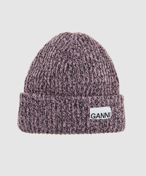 GANNI(ガニー)の「Structured Rib Beanie(ニットキャップ/ビーニー・レディース・ピンク系その他/ブラック系その他/ブラウン系その他/グリーン系その他・ONE SIZE)」の4枚目の写真