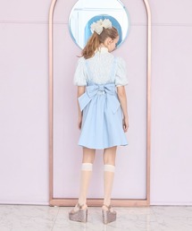 lilLilly | バックリボンデニムワンピース(ワンピース)