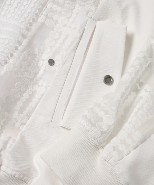 Feng Chen Wang（フェン・チェン・ワン）の「LACE JAKET（その他アウター・メンズ・ホワイト・L/M）」の3枚目の写真