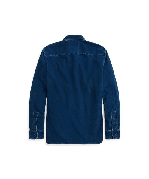 RRL（ダブル アール エル）の「インディゴ コーデュロイ ワークシャツ