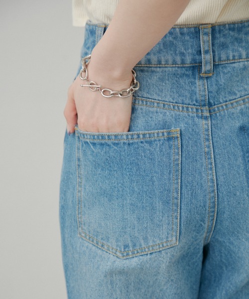 Kastane（カスタネ）の「【サイズ展開あり/新色追加】ハイウエストストレートデニム（デニムパンツ・レディース・ブルー/グレー・1/0/2）」の10枚目の写真