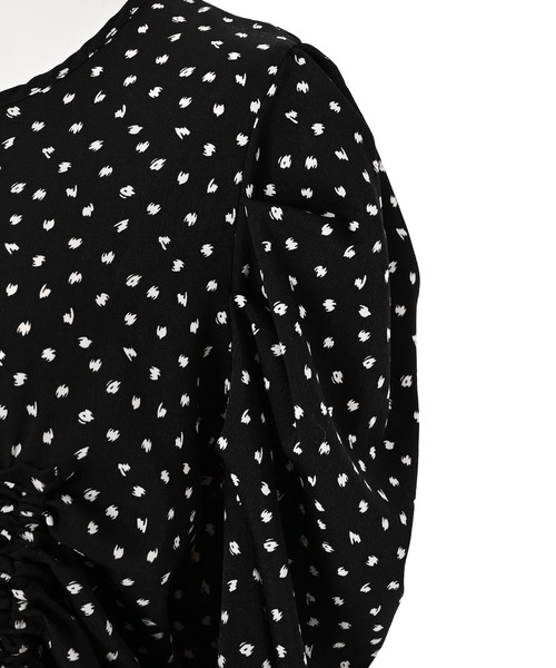 Narcissus（ナルシス）の「【Narcissus】ガラドットワンピース（ワンピース・レディース・ブラック・FREE）」の3枚目の写真