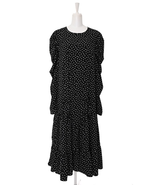 Narcissus（ナルシス）の「【Narcissus】ガラドットワンピース（ワンピース・レディース・ブラック・FREE）」の14枚目の写真