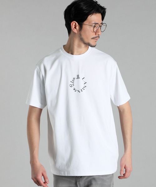 LANVINオンブルー カットソー Tシャツ 38 ワンポイントロゴTシャツ