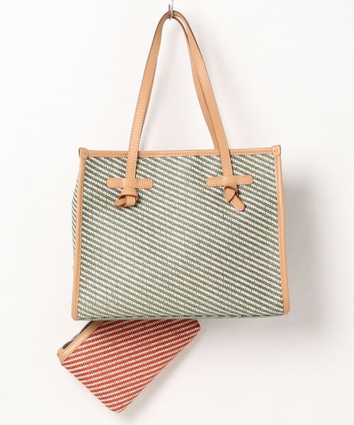 HELIOPOLE(エリオポール)の「GIANNI CHIARINI: MARCELLA DIAGONAL LINE(ショルダーバッグ・レディース・カーキ/ベージュ・FREE)」の8枚目の写真