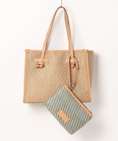 HELIOPOLE(エリオポール)の「GIANNI CHIARINI: MARCELLA DIAGONAL LINE(ショルダーバッグ・レディース・カーキ/ベージュ・FREE)」の21枚目の写真