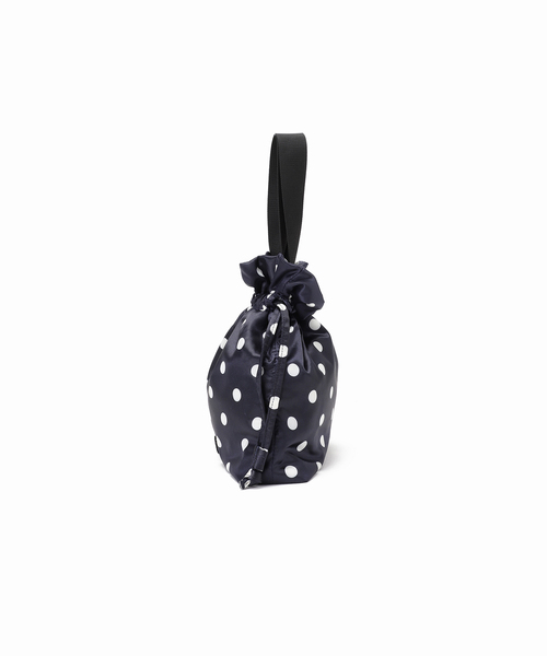 OUTDOOR PRODUCTS（アウトドアプロダクツ）の「【OUTDOOR / アウトドア】 別注ドットサテン巾着BAG（エコバッグ/サブバッグ・レディース・アイボリー/ネイビー・FREE）」の10枚目の写真