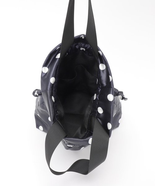 OUTDOOR PRODUCTS（アウトドアプロダクツ）の「【OUTDOOR / アウトドア】 別注ドットサテン巾着BAG（エコバッグ/サブバッグ・レディース・アイボリー/ネイビー・FREE）」の17枚目の写真