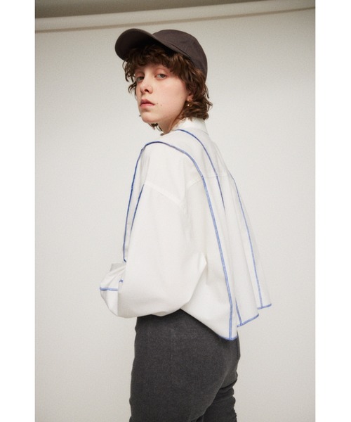 SLY（スライ）の「POINT MARK CAP ポイントマーク キャップ（キャップ・レディース・グレー/ブルー・FREE）」の16枚目の写真