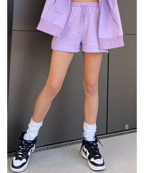 EGOIST（エゴイスト）の「ロゴ刺繍スウェットショートパンツ