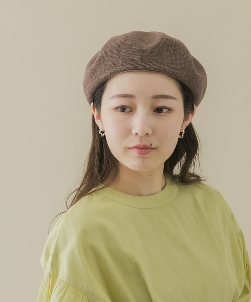 SMELLY（スメリー）の「サーモベレー（ハンチング/ベレー帽・レディース・ブラック/モカ/アイボリー・-）」の3枚目の写真