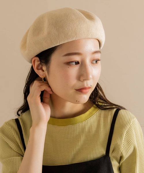 SMELLY（スメリー）の「サーモベレー（ハンチング/ベレー帽・レディース・ブラック/モカ/アイボリー・-）」の6枚目の写真