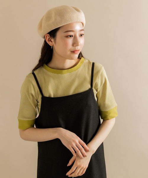 SMELLY（スメリー）の「サーモベレー（ハンチング/ベレー帽・レディース・ブラック/モカ/アイボリー・-）」の9枚目の写真