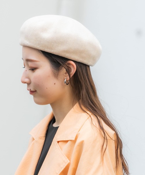 SMELLY（スメリー）の「サーモベレー（ハンチング/ベレー帽・レディース・ブラック/モカ/アイボリー・-）」の10枚目の写真