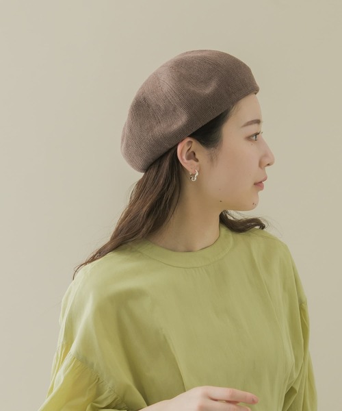 SMELLY（スメリー）の「サーモベレー（ハンチング/ベレー帽・レディース・ブラック/モカ/アイボリー・-）」の12枚目の写真