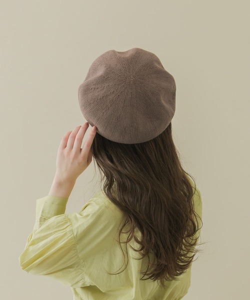 SMELLY（スメリー）の「サーモベレー（ハンチング/ベレー帽・レディース・ブラック/モカ/アイボリー・-）」の13枚目の写真