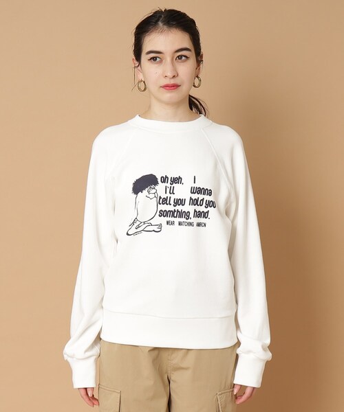 AMERICANA（アメリカーナ）の「◆Americana(アメリカーナ)60`ラグランスウェット（スウェット・レディース・ホワイト・00）」の2枚目の写真