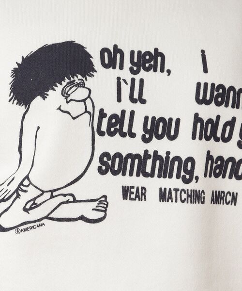 AMERICANA（アメリカーナ）の「◆Americana(アメリカーナ)60`ラグランスウェット（スウェット・レディース・ホワイト・00）」の7枚目の写真