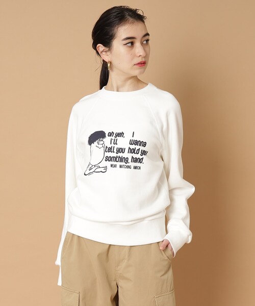 AMERICANA（アメリカーナ）の「◆Americana(アメリカーナ)60`ラグランスウェット（スウェット・レディース・ホワイト・00）」の10枚目の写真