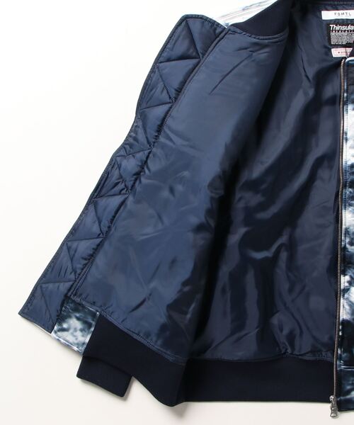 FDMTL（ファンダメンタル）の「【FDMTL/ファンダメンタル 】TIE DYE BOMBER JACKET（ブルゾン・メンズ・ネイビー・X-LARGE）」の3枚目の写真