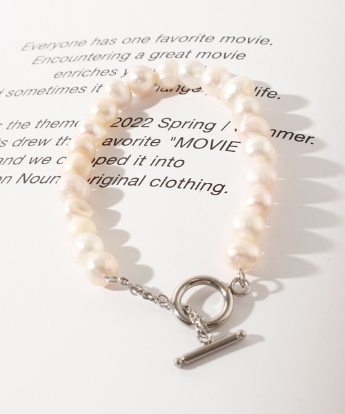 ALWAYS GOOD TIME(オルウェイズグッドタイム)の「【ALWAYS GOOD TIME】天然バロックパールブレスレット(ブレスレット・レディース・シルバー系2/ゴールド系1/ゴールド系2/シルバー系1・F)」の16枚目の写真