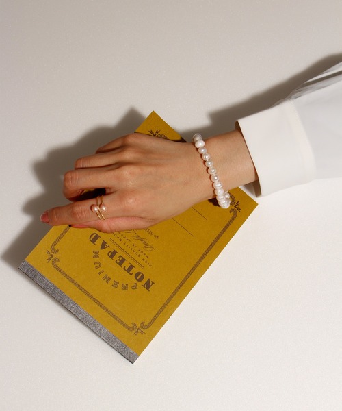 ALWAYS GOOD TIME(オルウェイズグッドタイム)の「【ALWAYS GOOD TIME】天然バロックパールブレスレット(ブレスレット・レディース・シルバー系2/ゴールド系1/ゴールド系2/シルバー系1・F)」の10枚目の写真