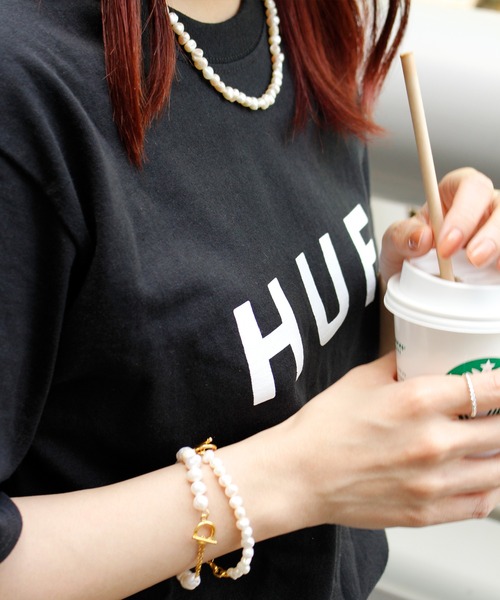 ALWAYS GOOD TIME(オルウェイズグッドタイム)の「【ALWAYS GOOD TIME】天然バロックパールブレスレット(ブレスレット・レディース・シルバー系2/ゴールド系1/ゴールド系2/シルバー系1・F)」の15枚目の写真