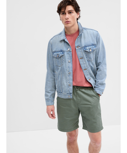 GAP(ギャップ)の「8インチ ウォッシュウェル イージーショートパンツ(その他パンツ・メンズ・バーガンディー/その他/ブラック系その他/ブルー/ブラウン/カーキ・XS/M/XL/S/L)」の9枚目の写真