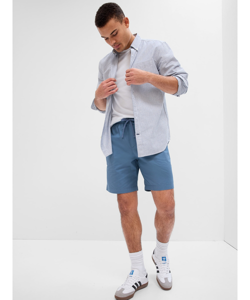 GAP(ギャップ)の「8インチ ウォッシュウェル イージーショートパンツ(その他パンツ・メンズ・バーガンディー/その他/ブラック系その他/ブルー/ブラウン/カーキ・XS/M/XL/S/L)」の12枚目の写真