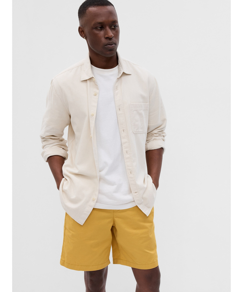 GAP(ギャップ)の「8インチ ウォッシュウェル イージーショートパンツ(その他パンツ・メンズ・バーガンディー/その他/ブラック系その他/ブルー/ブラウン/カーキ・XS/M/XL/S/L)」の14枚目の写真