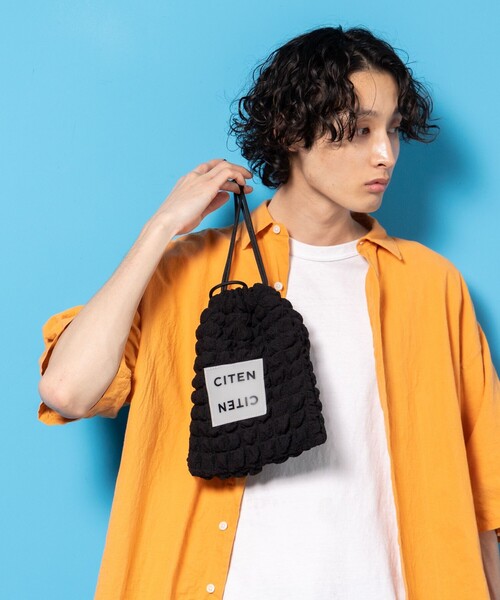 CITEN(シテン)の「<CITEN>ポップコーン キンチャクショルダー(ショルダーバッグ・レディース・コバルトブルー/ブラック/オレンジ/オフホワイト/ブラウン/ロイヤルブルー・FREE)」の7枚目の写真