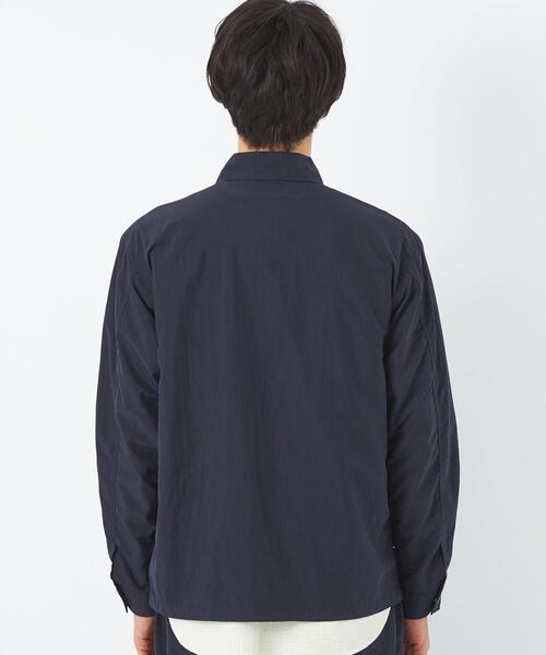 green label relaxing（グリーンレーベルリラクシング）の「REFINETEX コーチジャケット -撥水-（ブルゾン・メンズ・グレー/ネイビー・S/M/L/XL）」の5枚目の写真