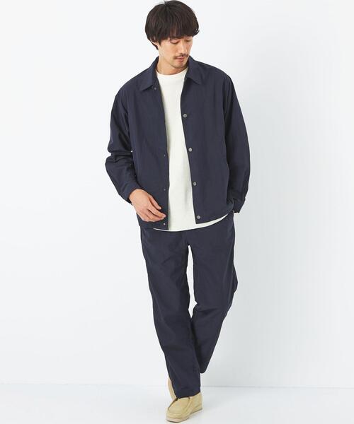 green label relaxing（グリーンレーベルリラクシング）の「REFINETEX コーチジャケット -撥水-（ブルゾン・メンズ・グレー/ネイビー・S/M/L/XL）」の7枚目の写真