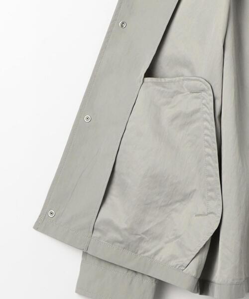 green label relaxing（グリーンレーベルリラクシング）の「REFINETEX コーチジャケット -撥水-（ブルゾン・メンズ・グレー/ネイビー・S/M/L/XL）」の18枚目の写真