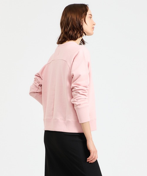 blanc basque（ブランバスク）の「BLANC BASQUE / ロゴスウェット《ESTNATION EXCLUSIVE》（スウェット・レディース・ベージュ/ライトピンク・FREE）」の3枚目の写真