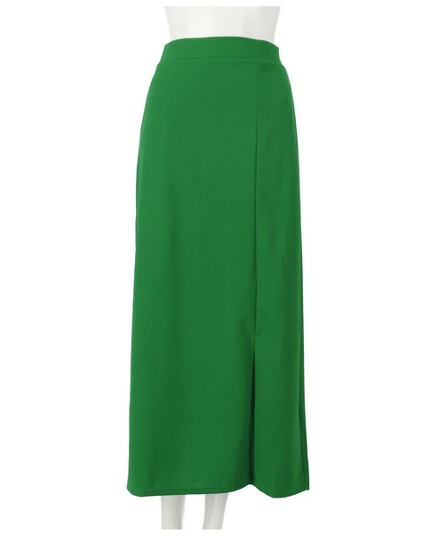 CHILLE（チル）の「梨地ポンチストレートスカート（スカート・レディース・オレンジ/グリーン/ブラック・FREE）」の21枚目の写真