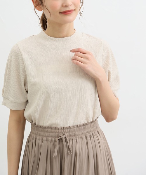 トップス 13 Honeys（ハニーズ）の「ハイネックぽこぽこトップス（Tシャツ