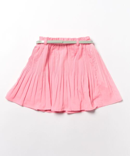 by LOVEiT(バイラビット)の「ベルトつきプリーツスカパン(スカート・キッズ・ピンク/ブルー/マルチ・140cm/130cm/150cm/160cm/120cm)」の8枚目の写真