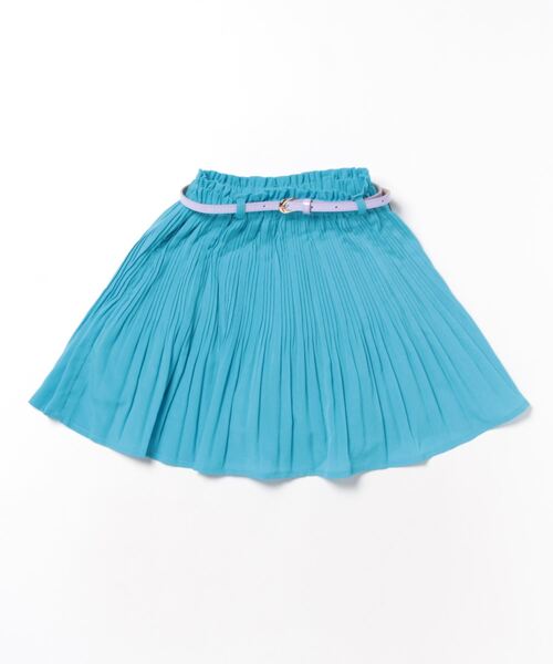 by LOVEiT(バイラビット)の「ベルトつきプリーツスカパン(スカート・キッズ・ピンク/ブルー/マルチ・140cm/130cm/150cm/160cm/120cm)」の7枚目の写真