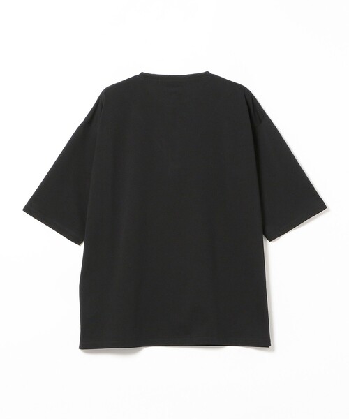 BEAMS(ビームス)の「BEAMS / ルーズフィット ヘンリーネック Tシャツ(Tシャツ/カットソー・メンズ・ブラック/ホワイト系その他6・S/M/L/XL)」の14枚目の写真