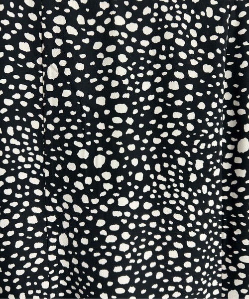 Meli rich（メリーリッチ）の「ダルメシアンプリントマーメイドスカート（スカート・レディース・ブラック/アイボリー/ブルー・MEDIUM）」の14枚目の写真
