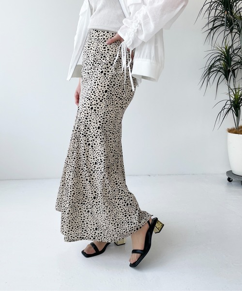 Meli rich（メリーリッチ）の「ダルメシアンプリントマーメイドスカート（スカート・レディース・ブラック/アイボリー/ブルー・MEDIUM）」の20枚目の写真