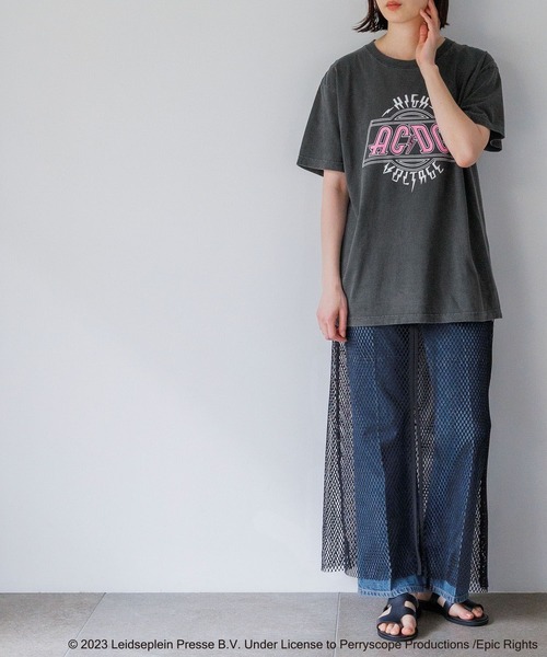 yuw(ユウ)の「ROCK Tee 199366(Tシャツ/カットソー・レディース・グレー/グレー系その他・FREE)」の22枚目の写真