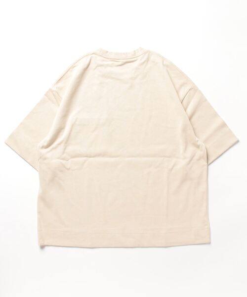 coca（coca）（コカ）の「ヘビーウェイトコットンポケットT（Tシャツ/カットソー・メンズ・ネイビー/ベージュ/ホワイト/ブラック・M/L/XL）」の6枚目の写真