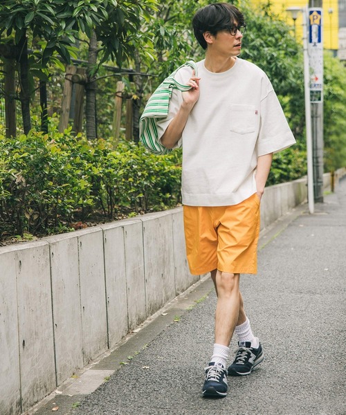 coca（coca）（コカ）の「ヘビーウェイトコットンポケットT（Tシャツ/カットソー・メンズ・ネイビー/ベージュ/ホワイト/ブラック・M/L/XL）」の5枚目の写真