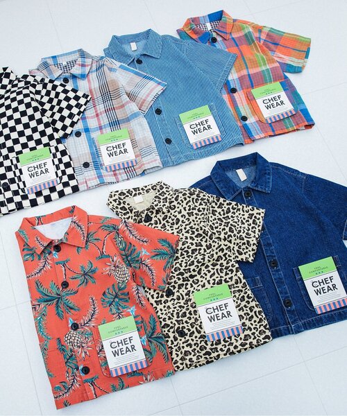 BREEZE（ブリーズ）の「【一部WEB限定カラー/セットアップ対応】シェフシャツ（シャツ/ブラウス・キッズ・その他10/オレンジ/キナリ/ブラック/インディゴブルー/レッド/ベージュ・100/110/130/140/80/90/120）」の22枚目の写真