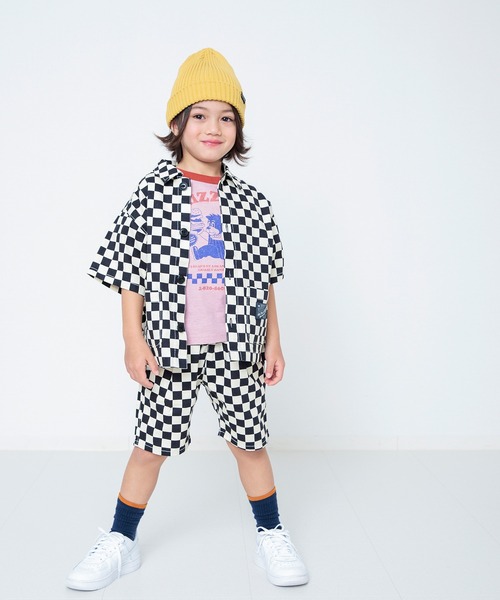 BREEZE（ブリーズ）の「【一部WEB限定カラー/セットアップ対応】シェフシャツ（シャツ/ブラウス・キッズ・その他10/オレンジ/キナリ/ブラック/インディゴブルー/レッド/ベージュ・100/110/130/140/80/90/120）」の11枚目の写真